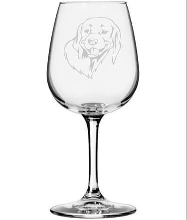 Braque du Bourbonnais Wine Glass