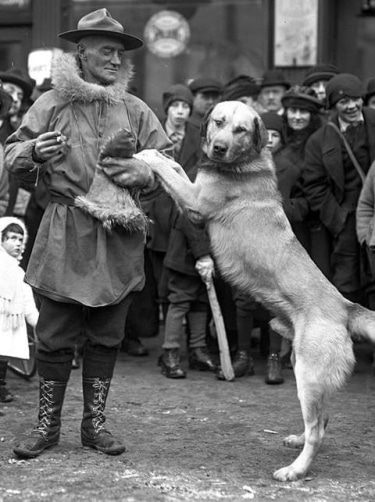 Chinook with Arthur Treadwell Walden in 1922