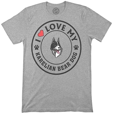 I Love My Karelian Bear Dog T-Shirt