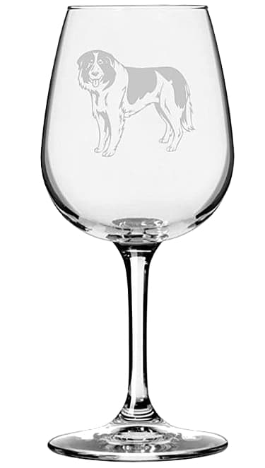 Bucovina Shepherd Dog Wine Glass